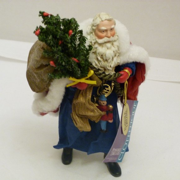 Clothtique Possible Dreams Old World Santa Figurine "Enchanted Journey" In Box - Picture 4 of 13